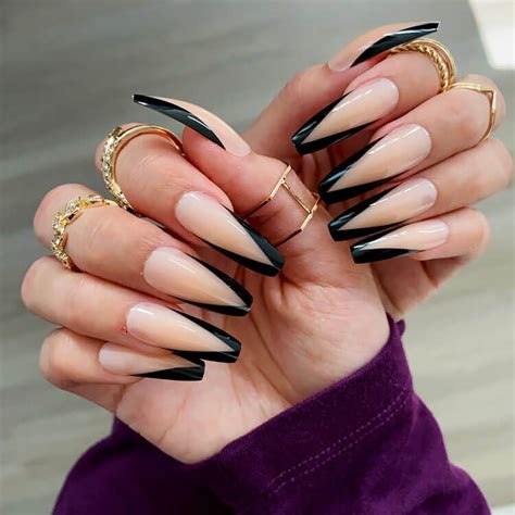 fall nails ideas coffin|stylish coffin nail designs.